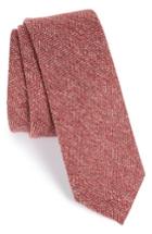 Men's The Tie Bar Zigzag Silk Tie, Size - Red