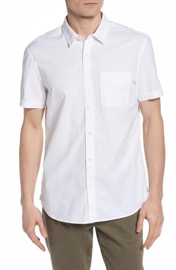 Men's Ag Pearson Regular Fit Short Sleeve Sport Shirt - White
