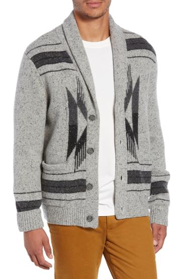 Men's Life/after/denim Phoenix Slim Fit Cardigan - Grey