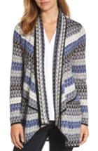 Women's Nic+zoe Triangle Bliss Cardigan - Blue