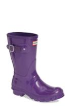 Women's Hunter Original Short Gloss Rain Boot M - Purple