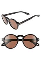 Women's Givenchy 51mm Round Sunglasses - Black