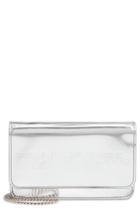 Calvin Klein 205w39nyc Mini Metallic Leather Crossbody Bag - Metallic