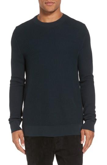 Men's Vince Mesh Crewneck Sweater, Size - Blue