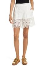 Women's Opening Ceremony Broderie Anglaise Shorts - White