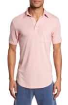 Men's Goodlife Scallop Polo - Pink