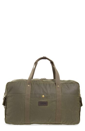 Men's Barbour Oakwell Duffel Bag - Green
