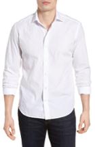 Men's Culturata Tailored Fit Fil Coupe Sport Shirt - White