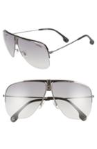 Men's Carrera Eyewear 64mm Metal Aviator Sunglasses - Dark Ruthenium/ Black