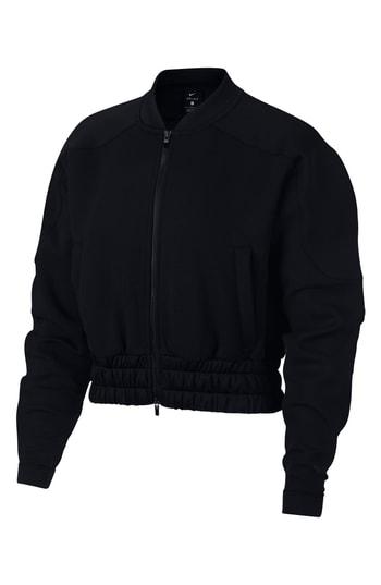Women's Nike Dry Women's Bomber Jacket - Black