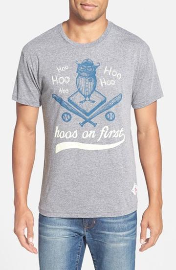 Men's 7th Inning Stretch 'hoos On First' Graphic T-shirt