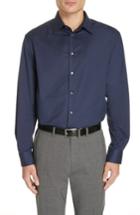 Men's Emporio Armani Trim Fit Stretch Solid Dress Shirt .5 - Blue