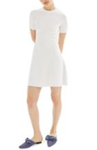 Women's Topshop Strap Back Skater Dress Us (fits Like 0) - White
