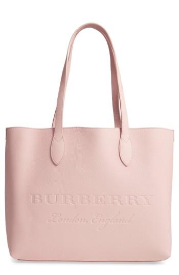 Burberry Remington Leather Tote - Pink