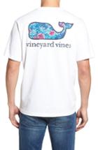 Men's Vineyard Vines Ocean Floral Whale Pocket T-shirt