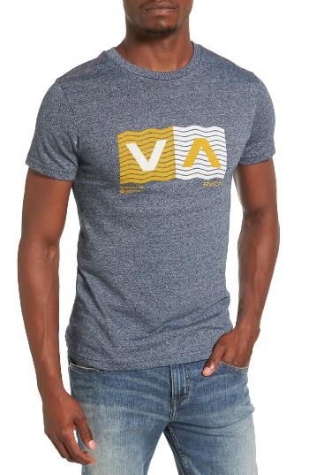 Men's Rvca Wavy Logo T-shirt