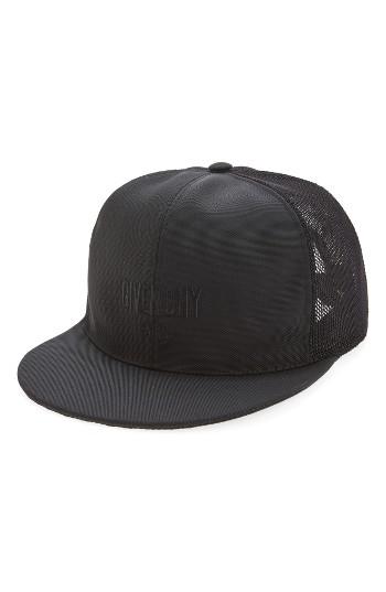 Men's Givenchy Stars Mesh & Canvas Baseball Cap -