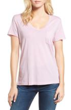 Women's Ag Emerson Pocket Tee - Purple