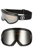Women's Electric Charger Snow Goggles - Gloss Black/ Silver Chrome