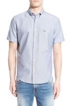 Men's Lacoste Fit Short Sleeve Oxford Woven Shirt