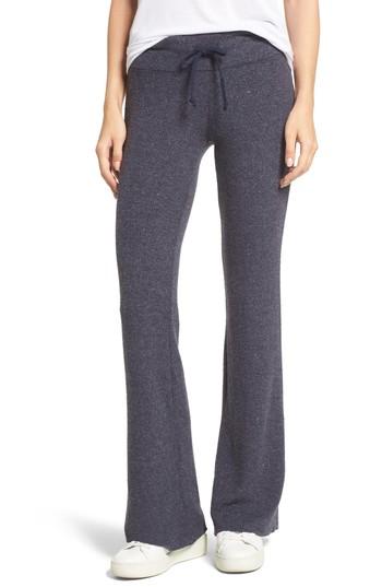 Women's Dream Scene Flare Track Pants, Size - Blue