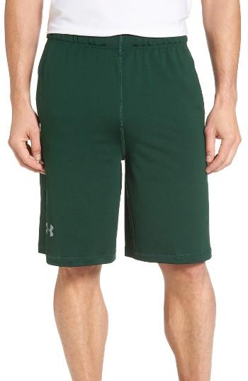 Men's Under Armour 'raid' Heatgear Loose-fit Athletic Shorts - Green