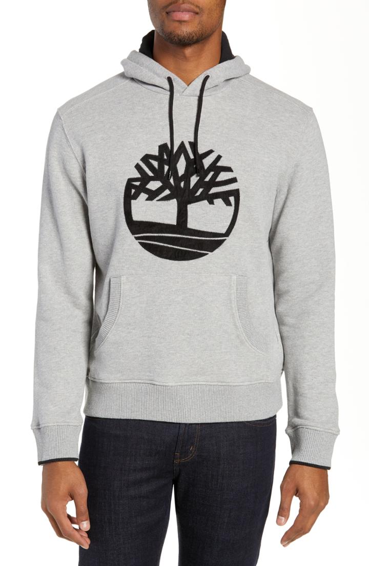 Men's Timberland Elevated Hooded Sweatshirt - Grey