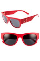 Men's Versace 55mm Sunglasses - Red