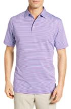 Men's Peter Millar Joyce Stretch Jersey Polo - Purple