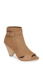 Women's Pelle Moda Kori Open Toe Bootie M - Brown