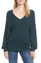 Women's Splendid Harrow Blouson Sweater - Blue/green
