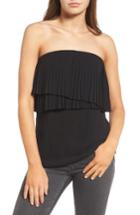 Women's Trouve Pleated Strapless Top