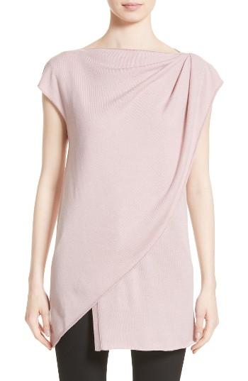 Women's Fuzzi Merino Wool Sweater - Pink