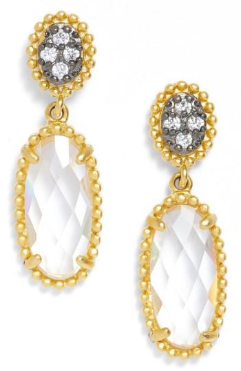 Women's Frieda Rothman Oval Drop Earrings
