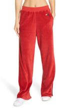 Women's Aviator Nation Velour Sweatpants - Red