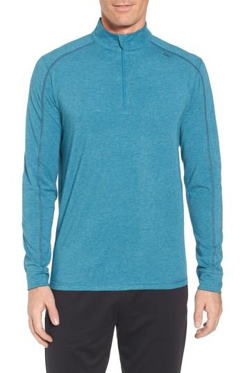 Men's Tasc Performance Carrollton Quarter Zip Sweatshirt, Size - Blue