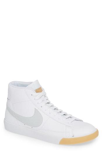 Men's Nike Blazer Mid Sneaker M - White