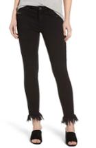 Women's Blanknyc Embroidered & Studded Skinny Jeans - Black
