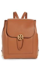 Tory Burch Chelsea Leather Backpack - Brown