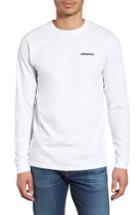 Men's Patagonia Responsibili-tee Long Sleeve T-shirt - White