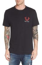 Men's True Religion Brand Jeans Logo Graphic T-shirt - Black