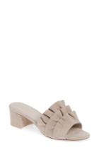 Women's Joie Mai Ruffle Slide Sandal .5us / 35.5eu - Grey