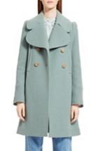 Women's Chloe Iconic Wool Blend Coat Us / 36 Fr - Green