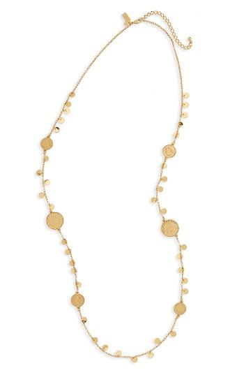 Women's Kate Spade New York Flip A Coin Scatter Necklace
