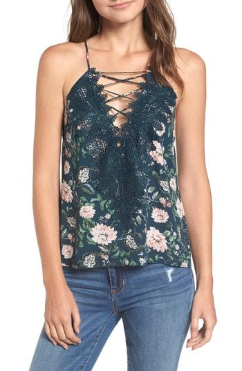 Women's Wayf Posie Strappy Camisole - Blue/green