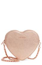 Ted Baker London Amellie Leather Crossbody Bag - Metallic