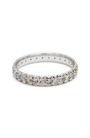 Women's Anna Sheffield Attelage Pave Grey Diamond Ring (nordstrom Exclusive)