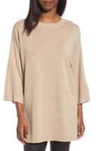 Women's Eileen Fisher Merino Wool Tunic, Size /x-small - Beige