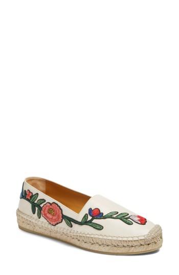 Women's Gucci Pilar Espadrille Flat Us / 41eu - White