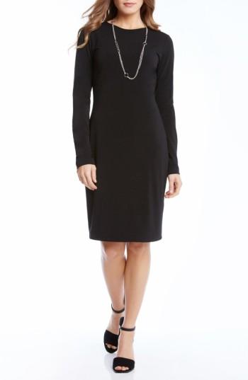 Women's Karen Kane Stretch Jersey Travel Sheath Dress - Black